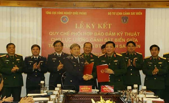  Phối hợp bảo đảm kỹ thuật giữa Tổng cục Công nghiệp quốc phòng và Bộ Tư lệnh Cảnh sát biển 