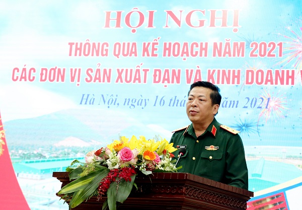 Thông qua kế hoạch năm 2021 của các đơn vị trong Tổng cục Công nghiệp quốc phòng