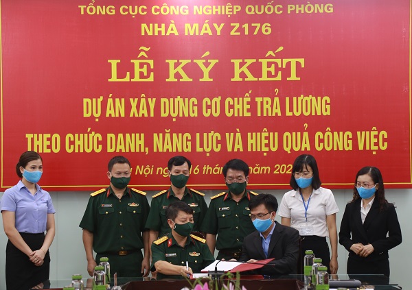 Nhà máy Z176 ký kết hợp tác tư vấn lương 3P