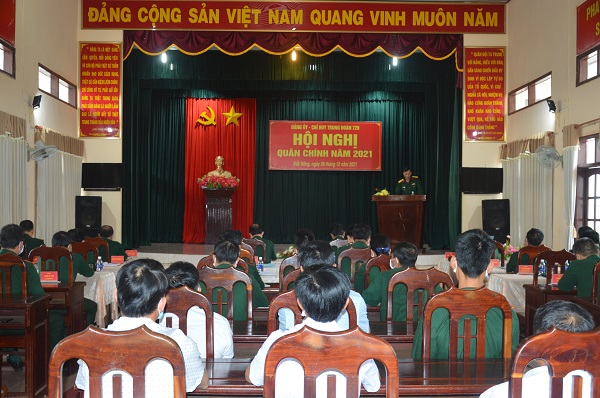 Trung đoàn 720 phát động phong trào thi đua năm 2022
