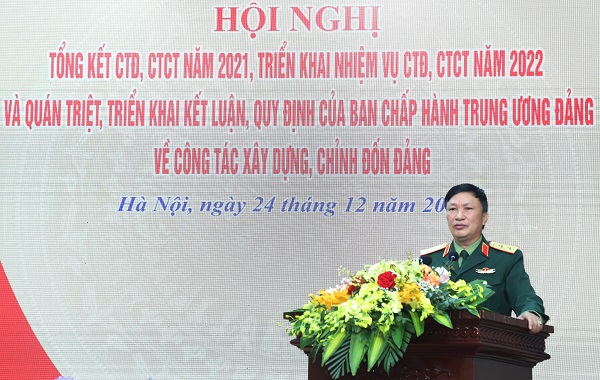 Triển khai nhiệm vụ công tác Đảng, công tác chính trị năm 2022