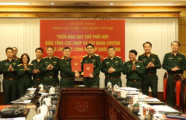 Phối hợp giữa Tổng cục Công nghiệp quốc phòng và Tập đoàn Viettel