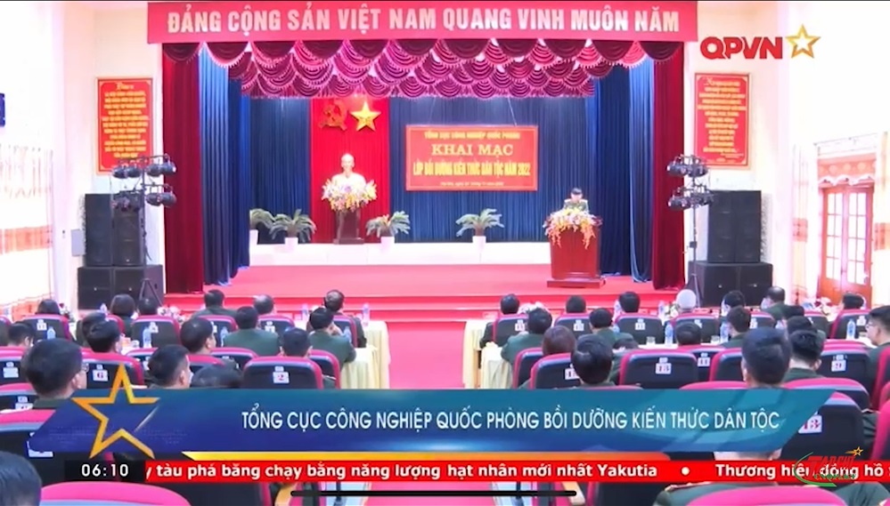 MEDIA - Tổng cục Công nghiệp quốc phòng bồi dưỡng kiến thức dân tộc