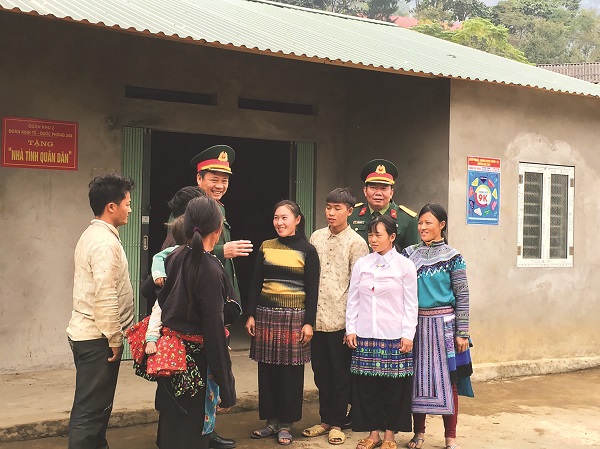 Vui đón Xuân trong “Nhà tình quân dân”