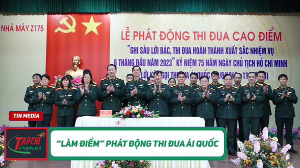 MEDIA - “Làm điểm” phát động thi đua ái quốc