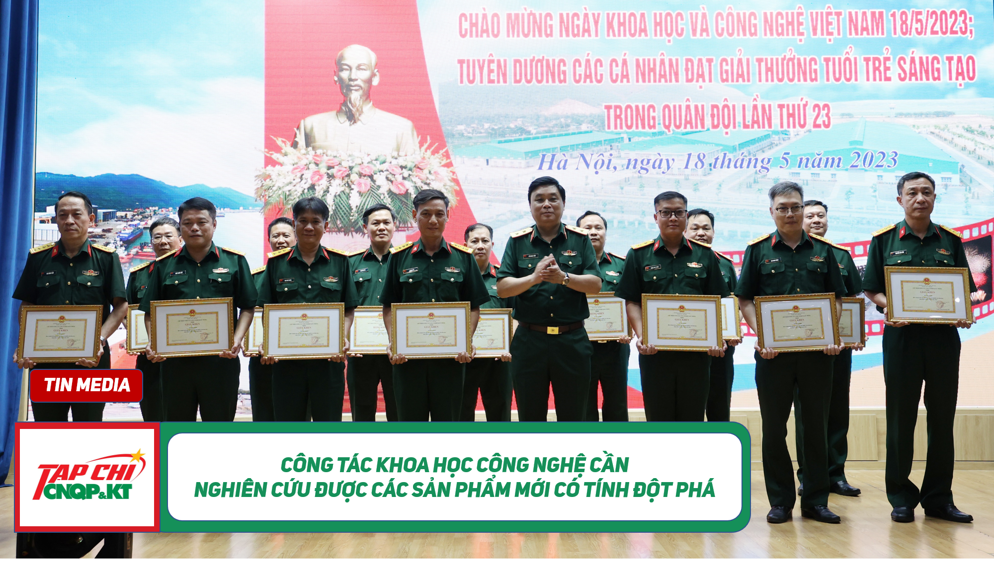 MEDIA - Công tác khoa học công nghệ cần nghiên cứu được các sản phẩm mới có tính đột phá