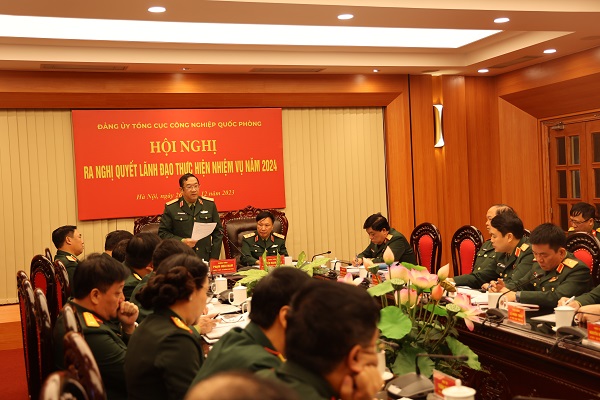 Tập trung nâng cao năng lực nghiên cứu thiết kế, chế tạo vũ khí, hoàn thành tốt nhiệm vụ năm 2024