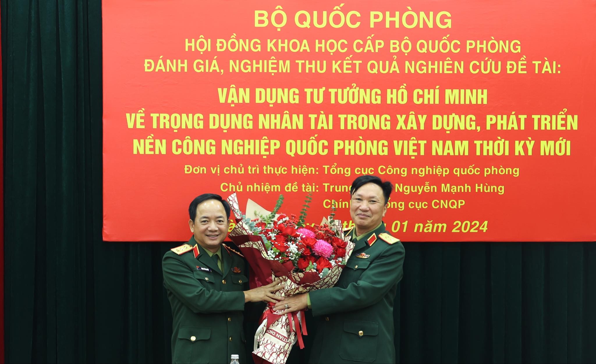 Bộ Quốc phòng đánh giá, nghiệm thu đề tài khoa học xã hội nhân văn quân sự