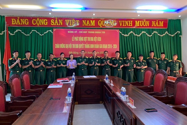 Trung đoàn 720 phát động thi đua đột kích