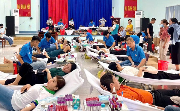 Bệnh viện Quân dân y 16 tham gia hiến máu tình nguyện