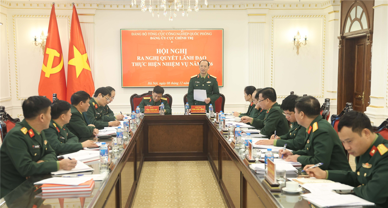 Đảng ủy Cục Chính trị ra nghị quyết lãnh đạo thực hiện nhiệm vụ năm 2026