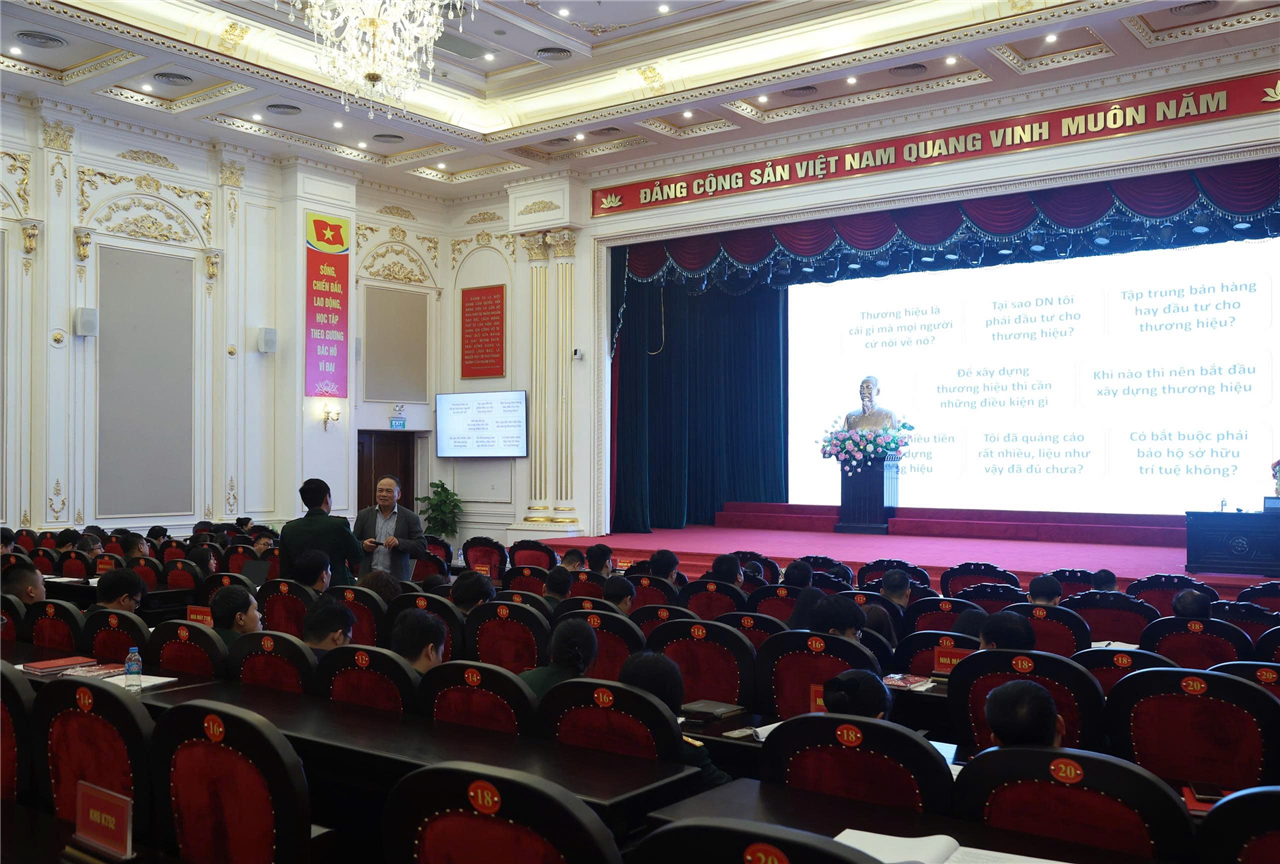 Tổng cục Công nghiệp quốc phòng tập huấn nghiệp vụ xúc tiến thương mại, xây dựng thương hiệu