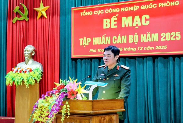 Tổng cục Công nghiệp quốc phòng hoàn thành tốt đợt tập huấn cán bộ năm 2025