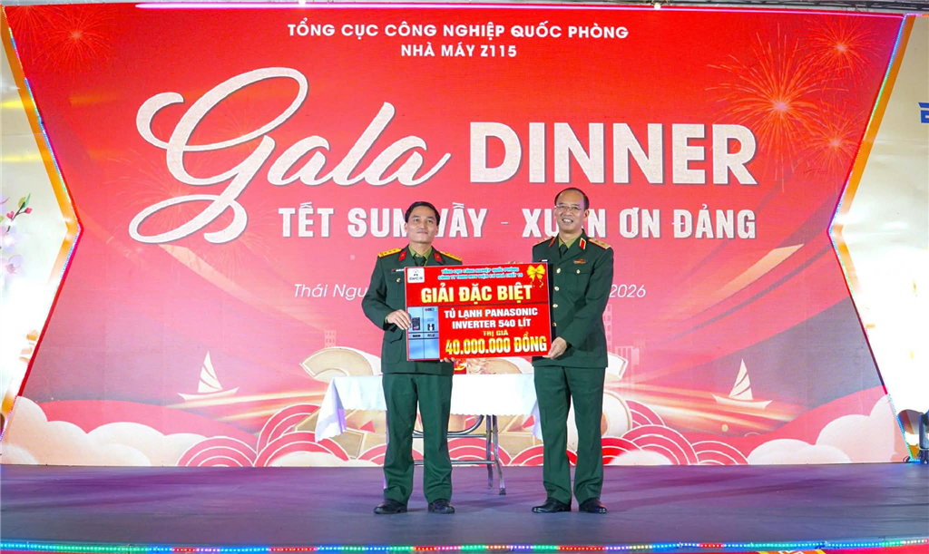 Nhà máy Z115 tổ chức chương trình “Tết sum vầy - Xuân ơn Đảng” năm 2026