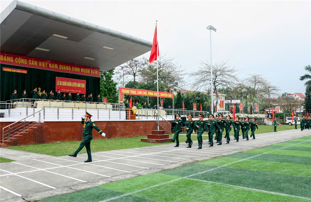 Trường Cao đẳng Công nghiệp quốc phòng tổ chức Lễ ra quân huấn luyện năm 2026