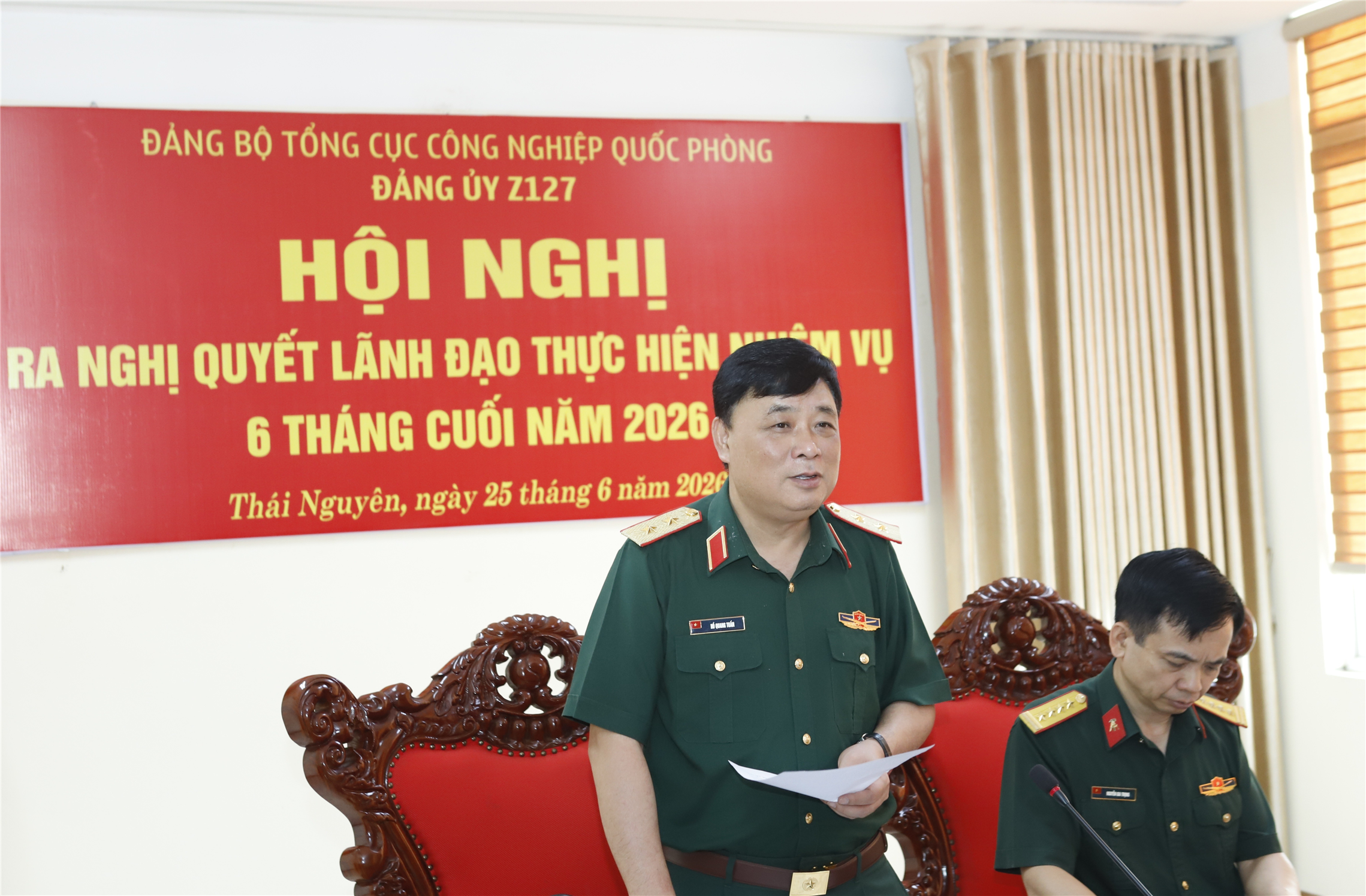 Đảng ủy Z127 tập trung lãnh đạo làm chủ công nghệ sản xuất vật tư chất lượng cao