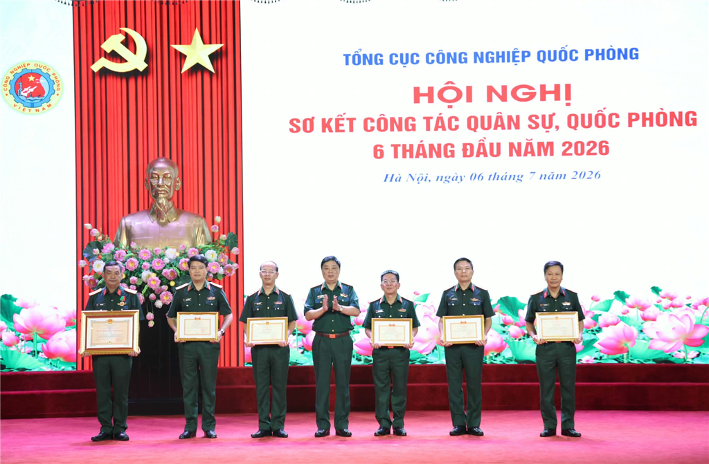 Tổng cục Công nghiệp quốc phòng: Doanh thu 6 tháng đầu năm tăng 36% so với cùng kỳ năm 2025