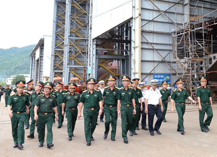 Thượng tướng Phạm Hoài Nam làm việc tại Tổng công ty Sông Thu