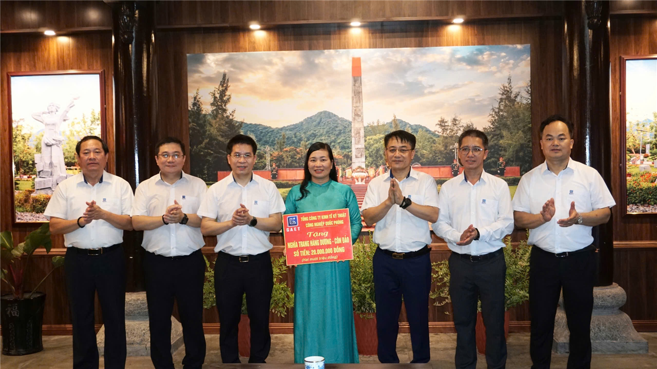 GAET thực hiện nhiều hoạt động “Đền ơn đáp nghĩa”