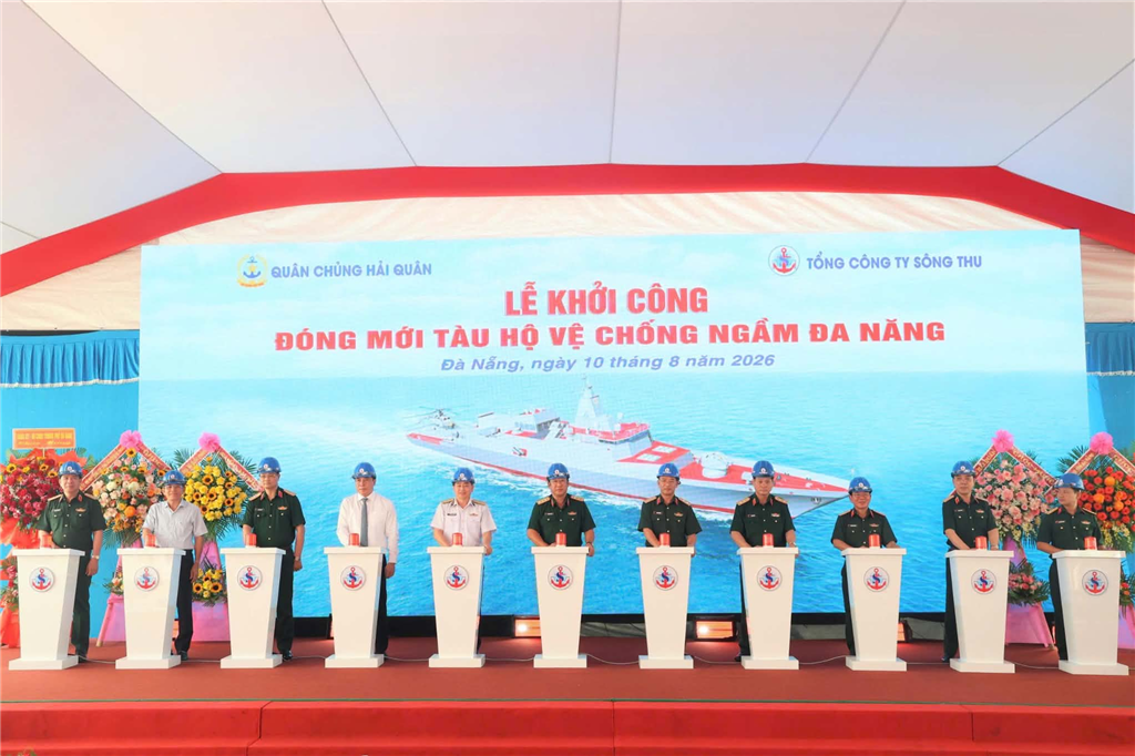 Đóng mới tàu hộ vệ chống ngầm đa năng do Việt Nam chế tạo