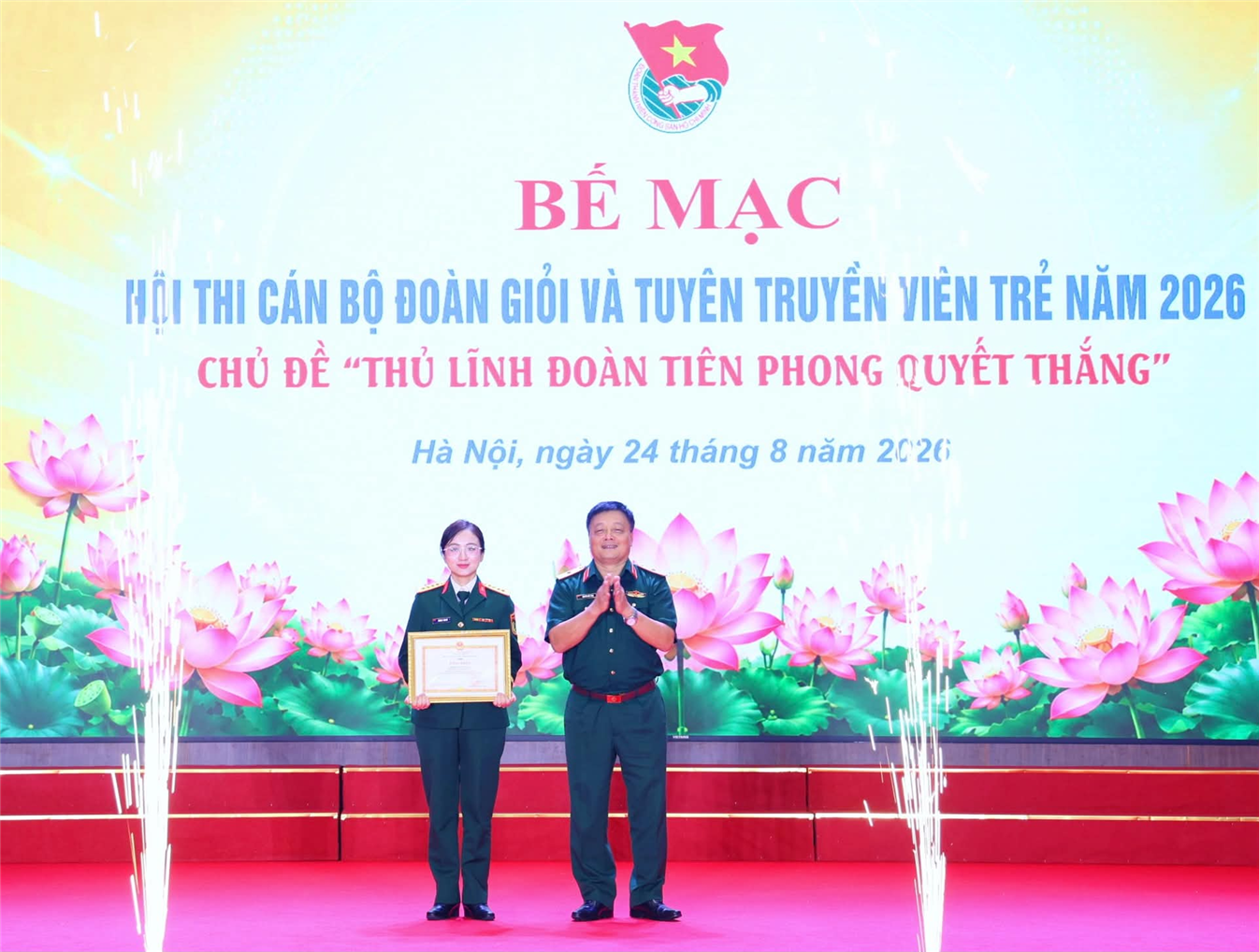 Hội thi cán bộ Đoàn giỏi và tuyên truyền viên trẻ thành công tốt đẹp